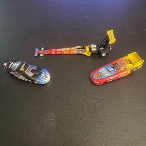 Die-Cast Kids Toy Race Cars - Red, Yellow, Blue Set
